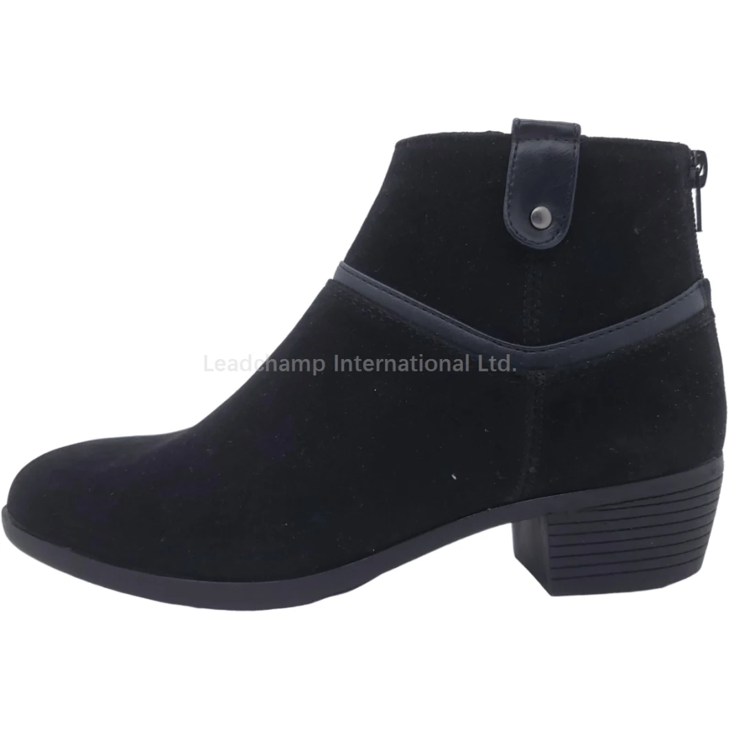 Women′s Casual Shoes Winter Fashion Simple Ankle Lady Boots
